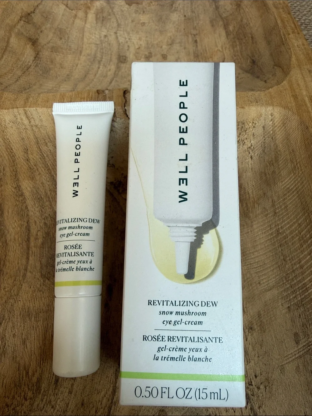 W3LL PEOPLE Revitalizing Dew Snow Mushroom Eye Gel-Cream — White & Green